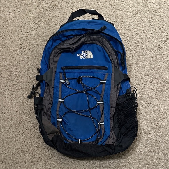 denali north face backpack orange blue Borealis Backpack